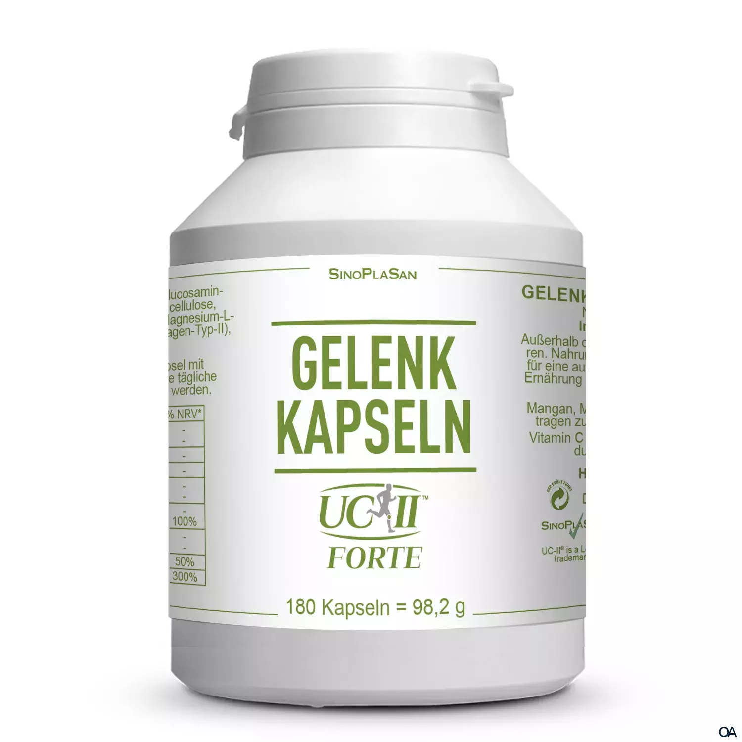 SinoPlaSan Gelenkkapseln UC-II FORTE Kapseln