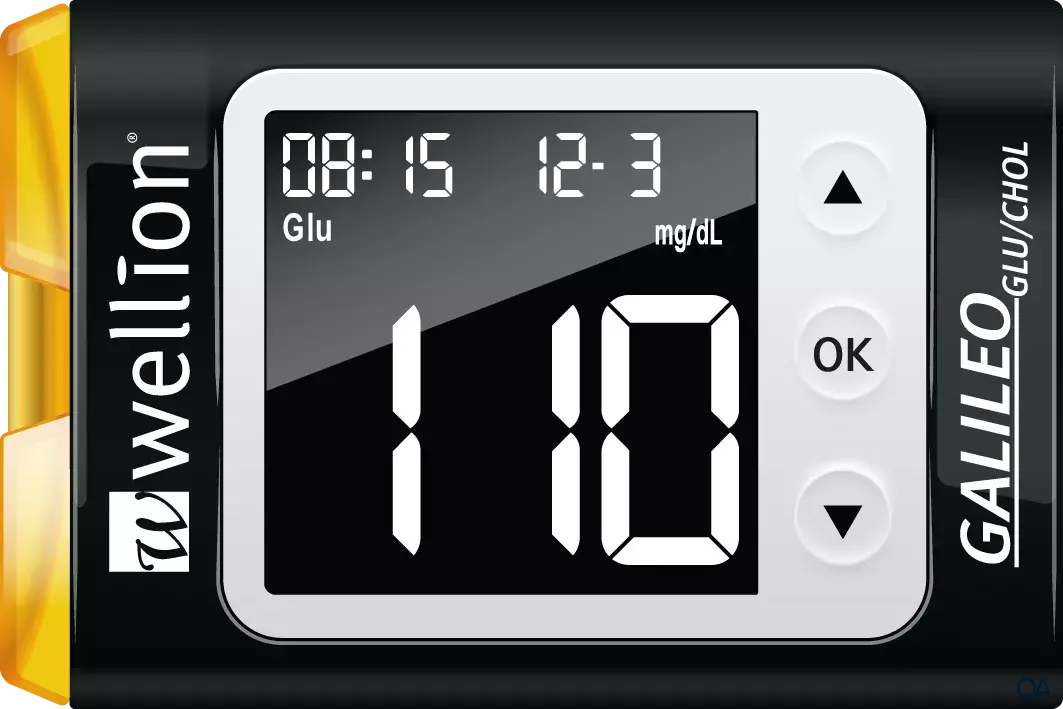 Wellion® GALILEO GLU/CHOL Blutzucker- und Cholesterin-Messgerät
