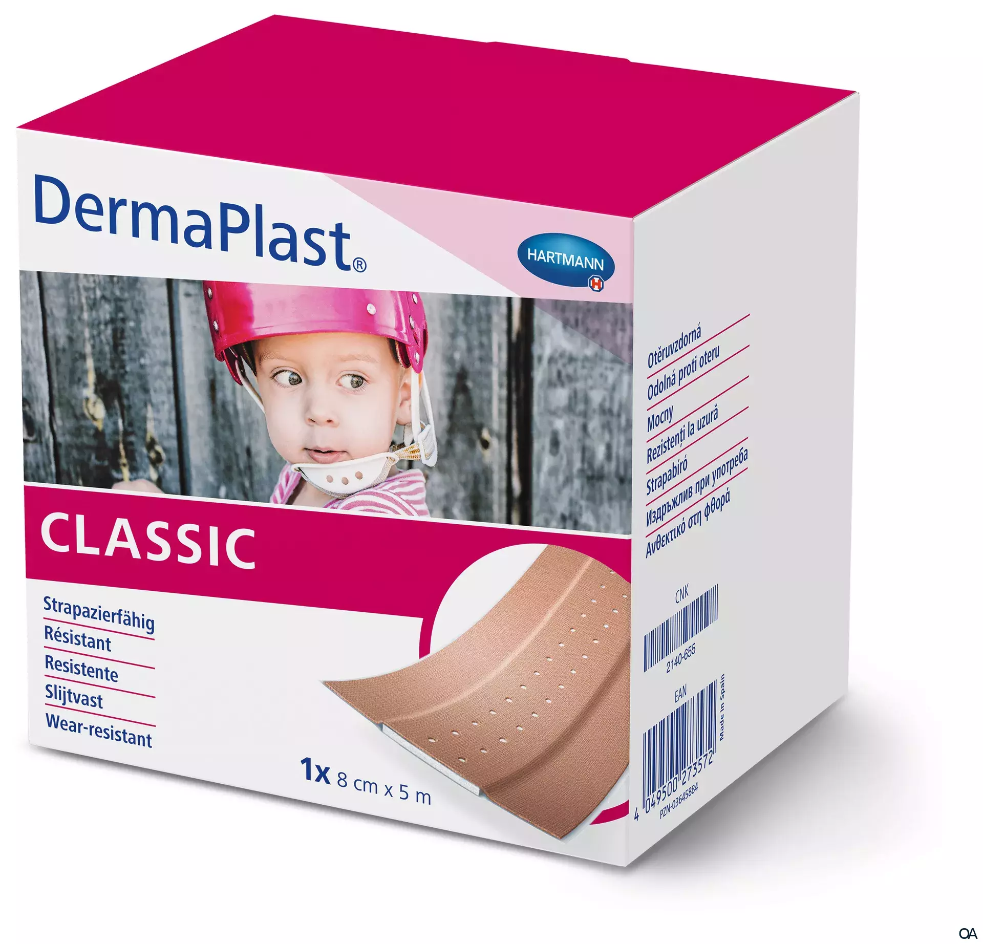 DermaPlast® classic Wundpflaster Rolle 8 cm x 5 m DermaPlast® classic Wundpflaster Rolle 8 cm x 5 m