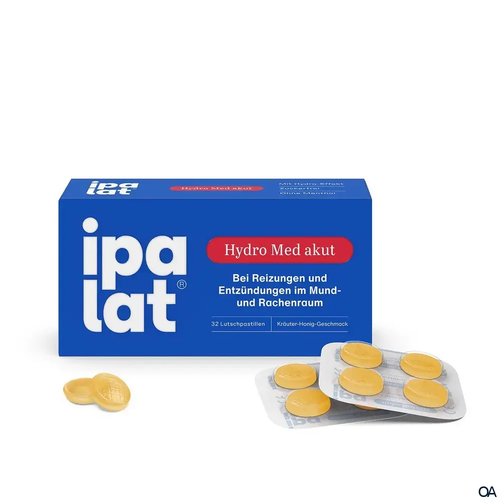 ipalat® Hydro Med akut Lutschpastillen