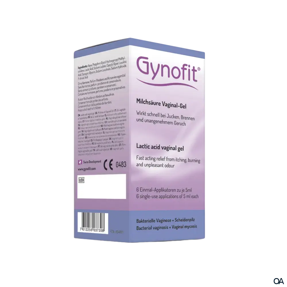 Gynofit® Milchsäure Vaginalgel - Einmal-Applikatoren á 5 ml