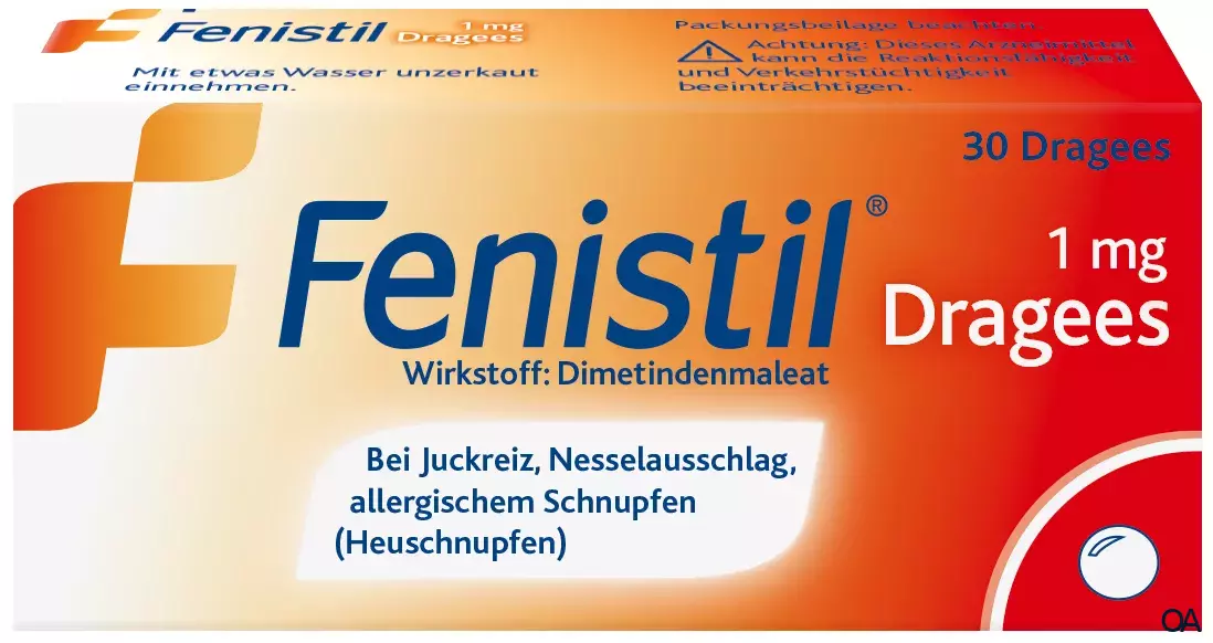 Fenistil® 1 mg Dragees Fenistil® 1 mg Dragees