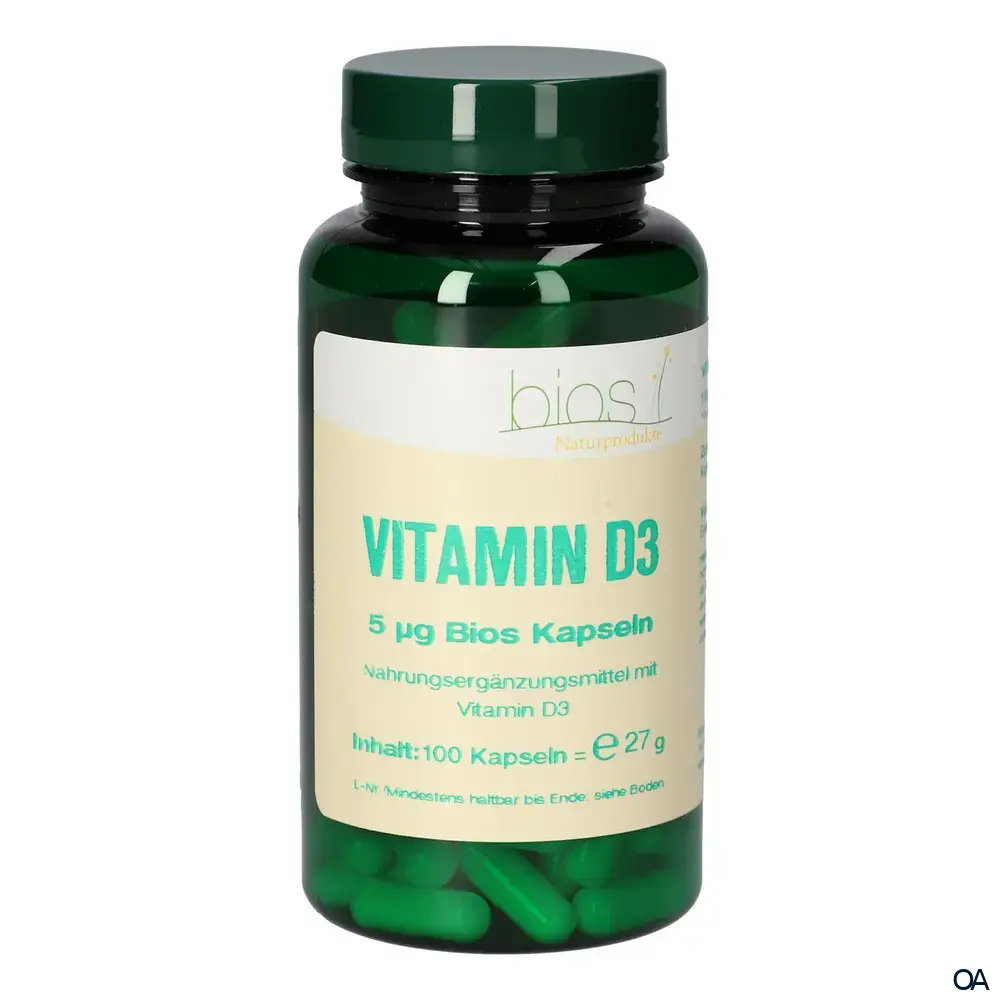 Bios Vitamin D3 5 mcg Kapseln