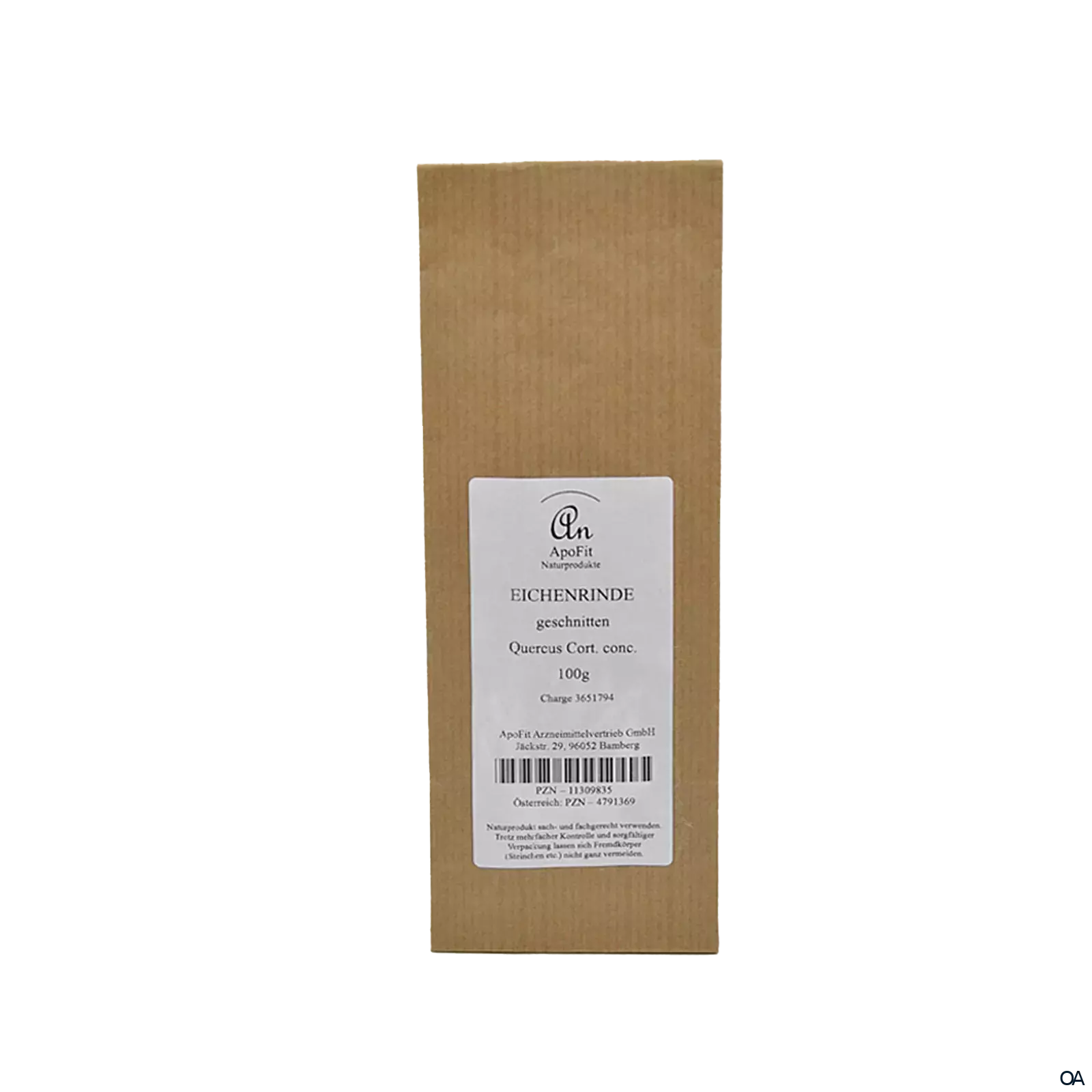 ApoFit Eichenrinde geschnitten ApoFit Eichenrinde geschnitten