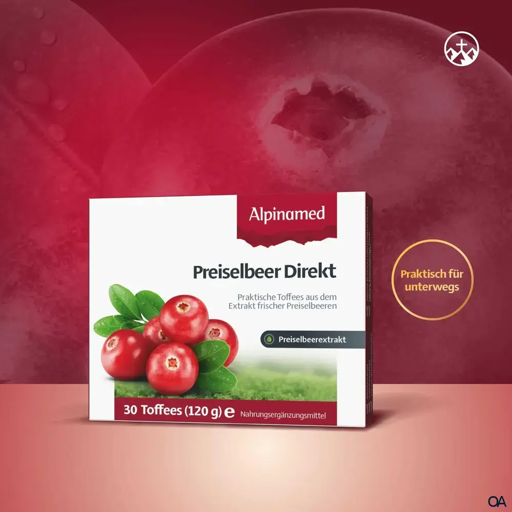 Alpinamed® Preiselbeer Direkt-Toffees