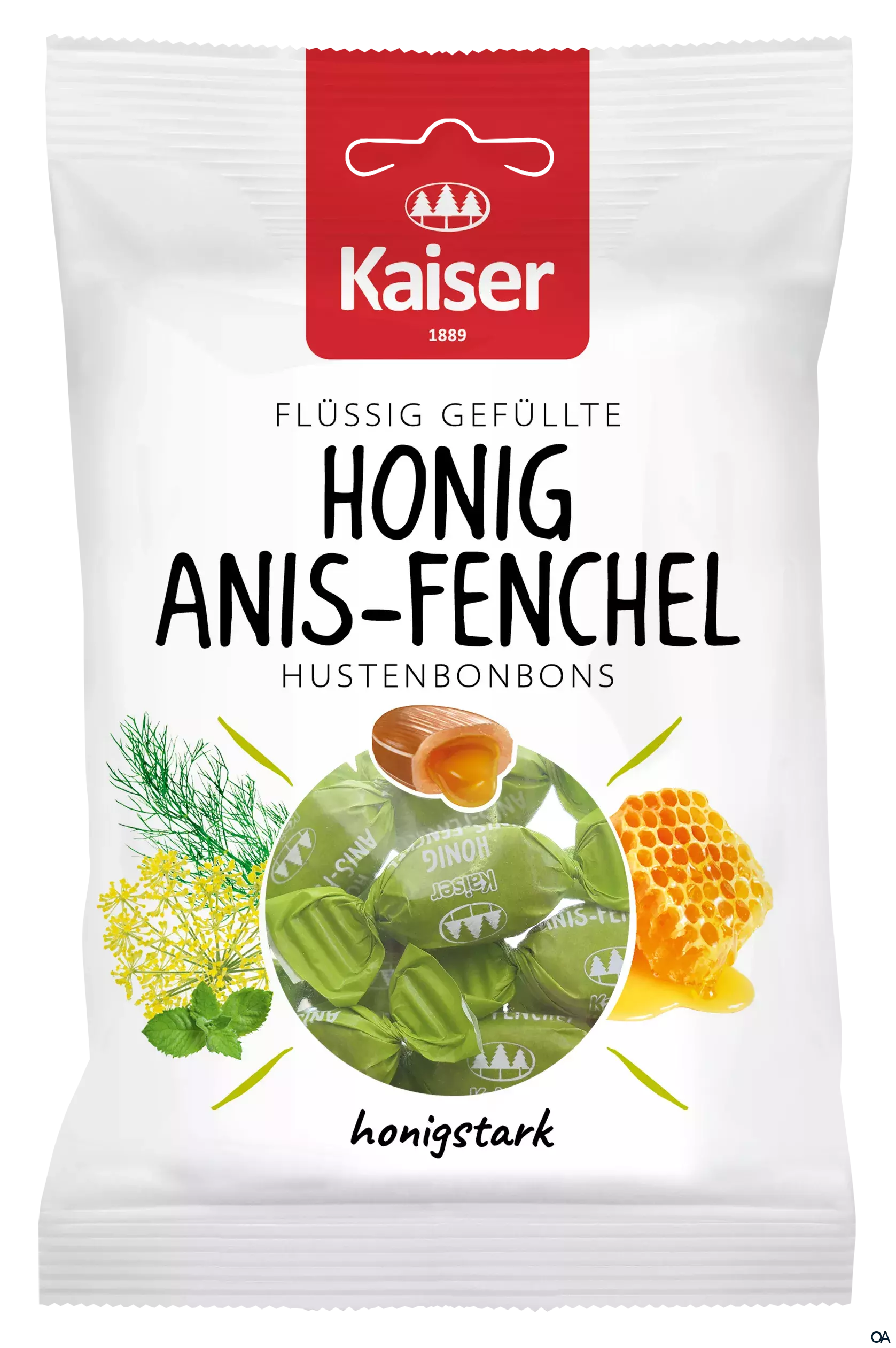 Kaiser Honig Anis-Fenchel Hustenbonbons flüssig gefüllt mit Honig