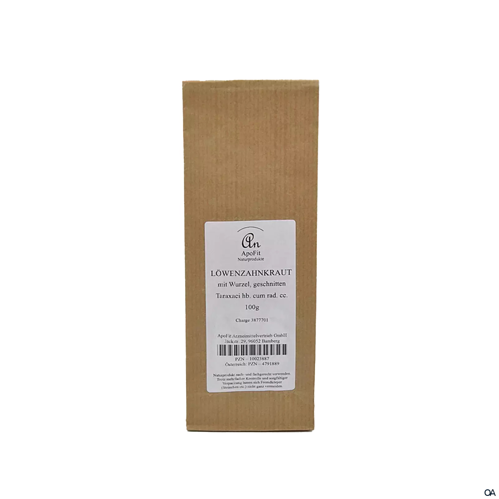 ApoFit Löwenzahnkraut mit Wurzel geschnitten ApoFit Löwenzahnkraut mit Wurzel geschnitten