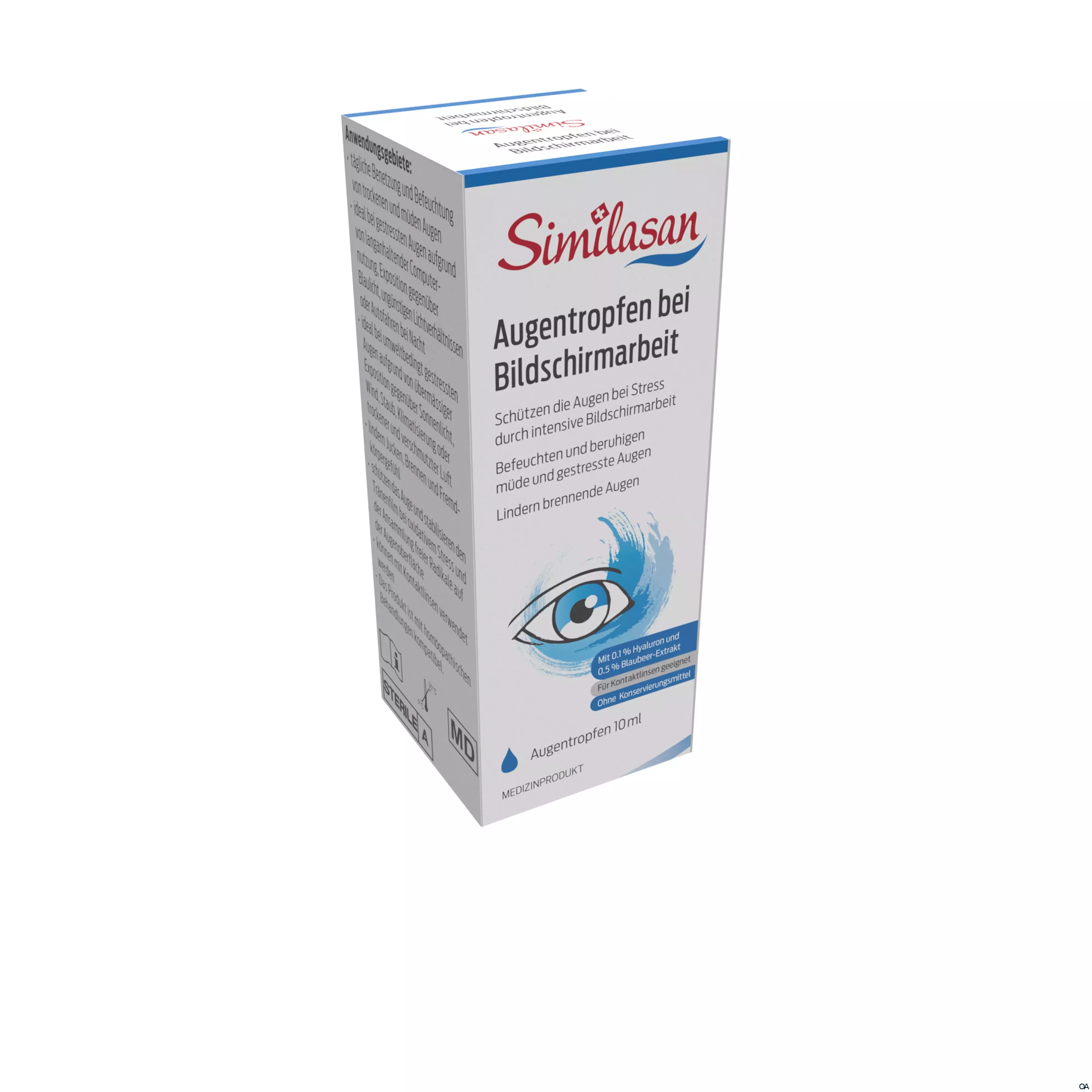Similasan Augentropfen bei Bildschirmarbeit