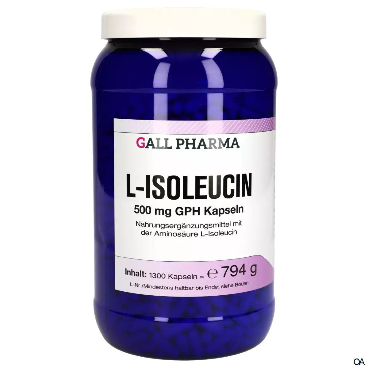 Gall Pharma L-Isoleucin 500 mg Kapseln