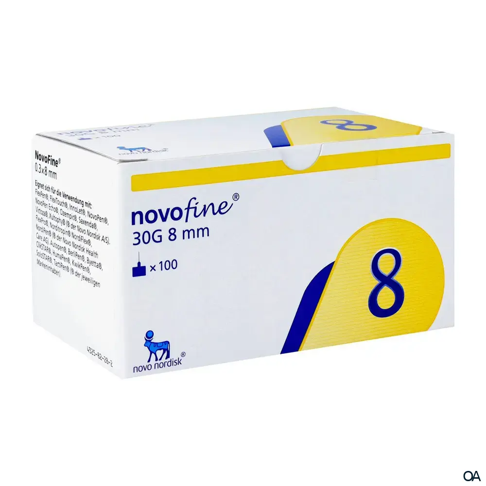 NovoFine® Insulinpen-Nadeln 30 G (0,3 x 8 mm) NovoFine® Insulinpen-Nadeln 30 G (0,3 x 8 mm)