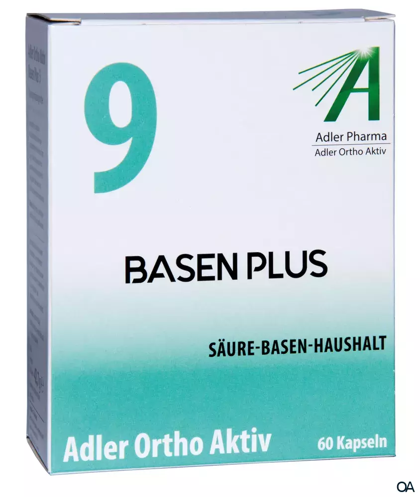Adler Ortho Aktiv Nr. 9 Basen Plus Kapseln Adler Ortho Aktiv Nr. 9 Basen Plus Kapseln