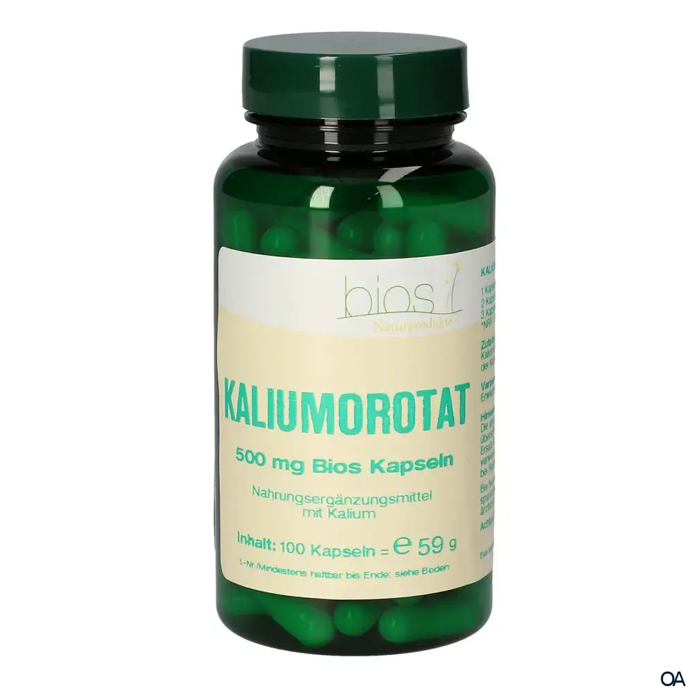 Bios Kaliumorotat 500 mg Kapseln