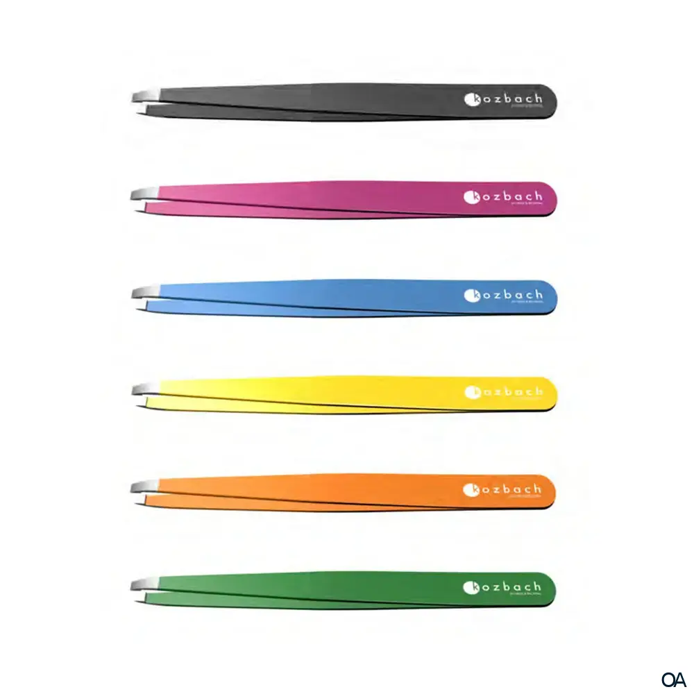 Kozbach Pharma 124CR Pinzette, gerade, 9 cm, color, rostfrei Kozbach Pharma 124CR Pinzette, gerade, 9 cm, color, rostfrei