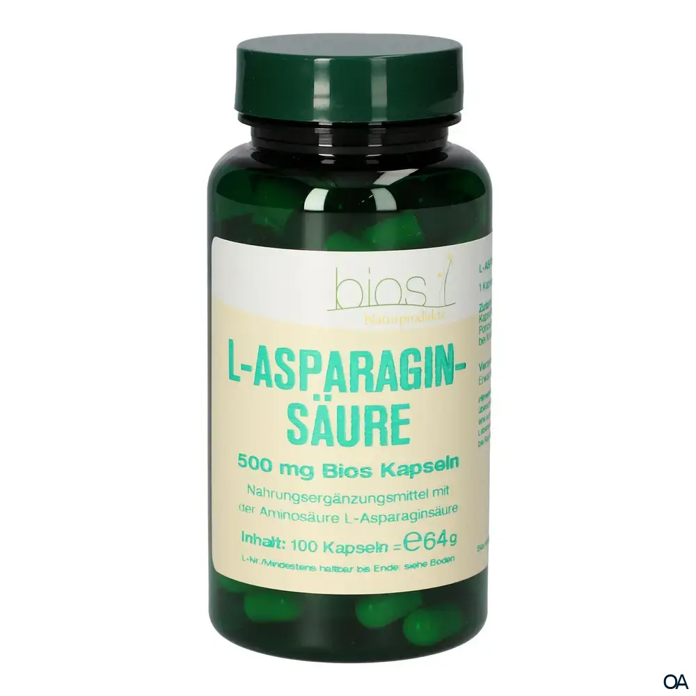 Bios L-Asparaginsäure 500 mg Kapseln Bios L-Asparaginsäure 500 mg Kapseln