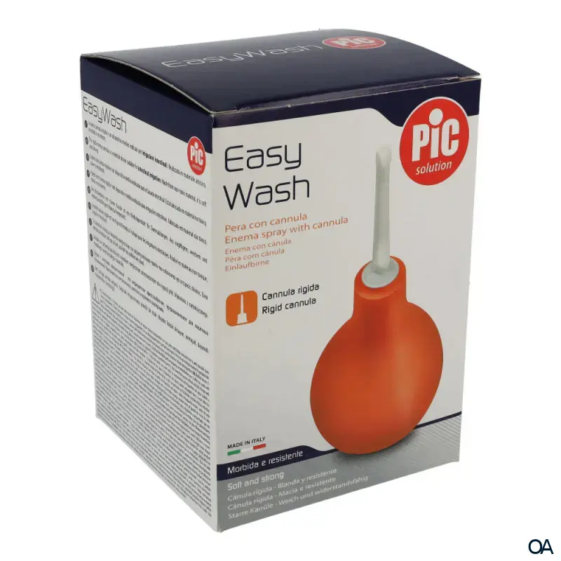 Pic Solution Easy Wash Klistierspritze + Kanüle 143 ml - birnförmig