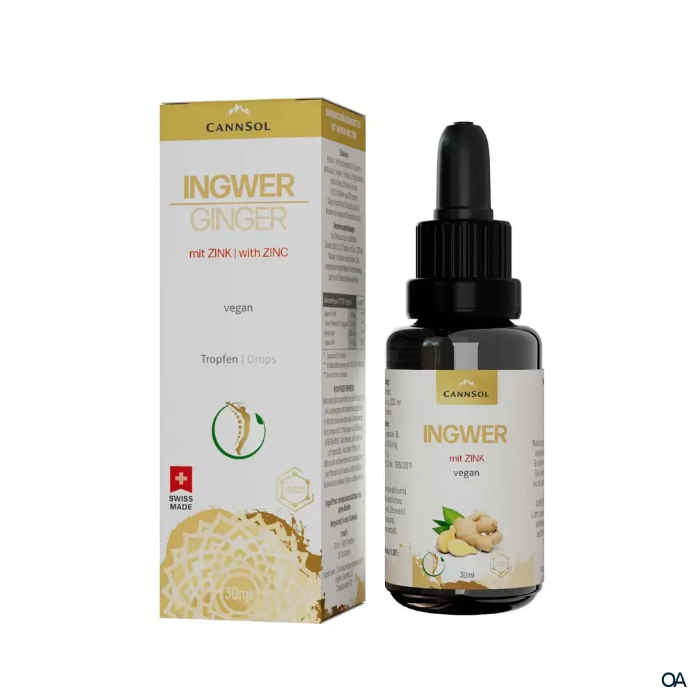 CannSol Ingwer mit Zink Tropfen CannSol Ingwer mit Zink Tropfen