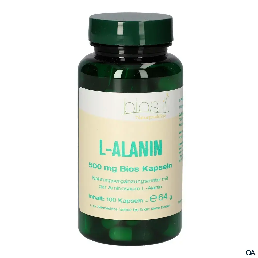 Bios L-Alanin 500 mg Kapseln Bios L-Alanin 500 mg Kapseln