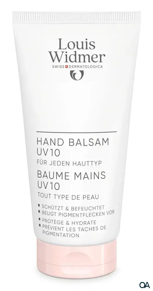 Louis Widmer Hand Balsam UV 10 - leicht parfümiert