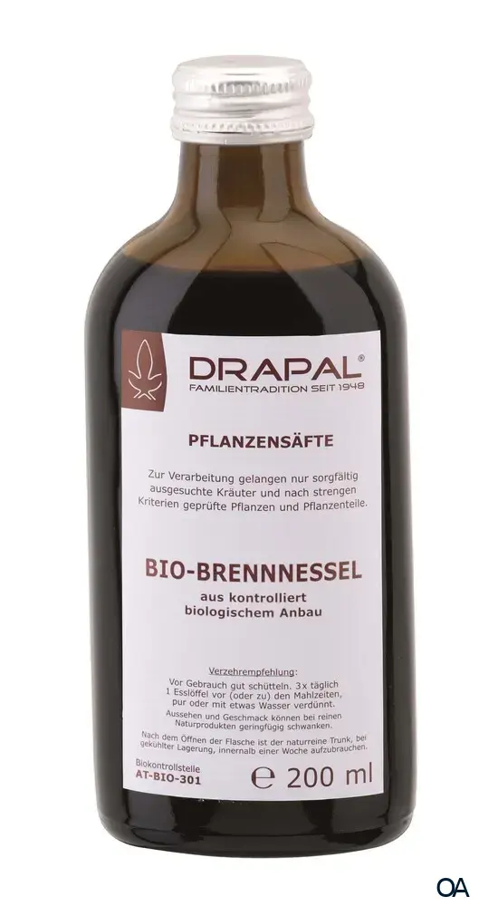 DRAPAL® Bio-Brennnessel Pflanzensaft 3 x 200 ml