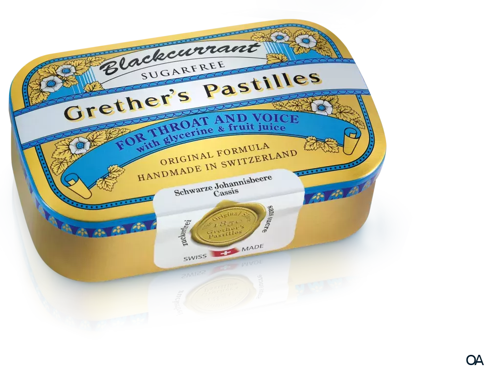 Grether's Pastilles Blackcurrant zuckerfrei