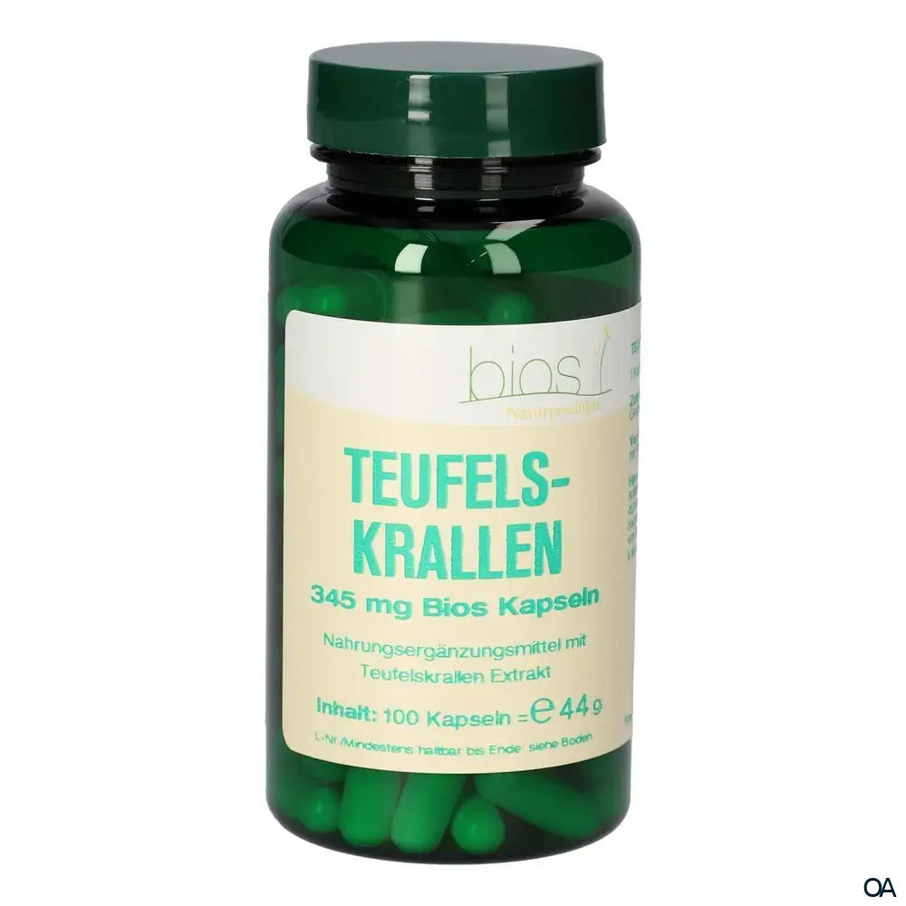 Bios Teufelskrallen 345 mg Kapseln Bios Teufelskrallen 345 mg Kapseln