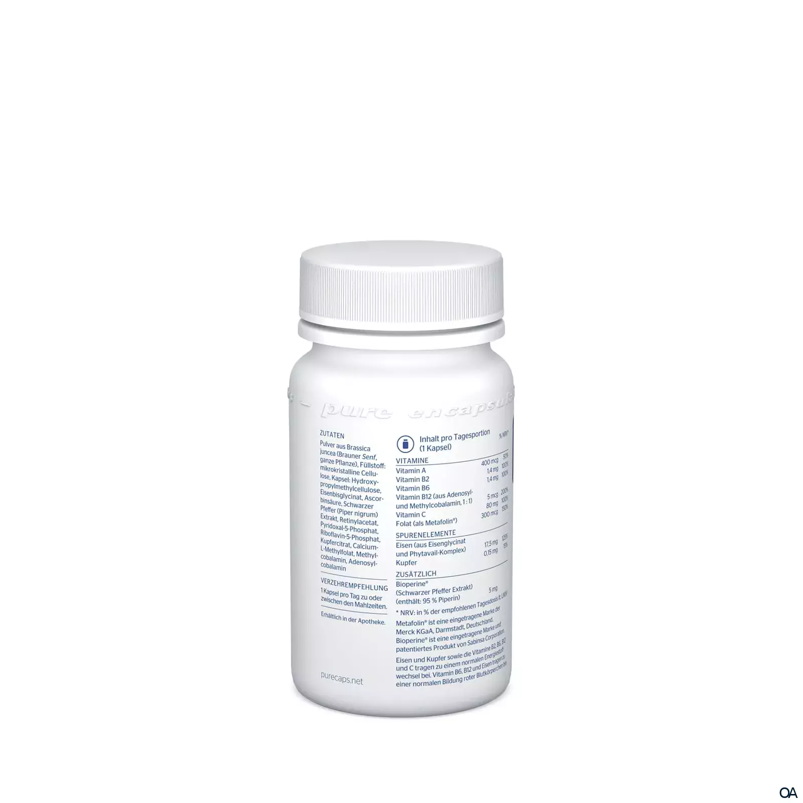 pure encapsulations® Eisen Complex Kapseln