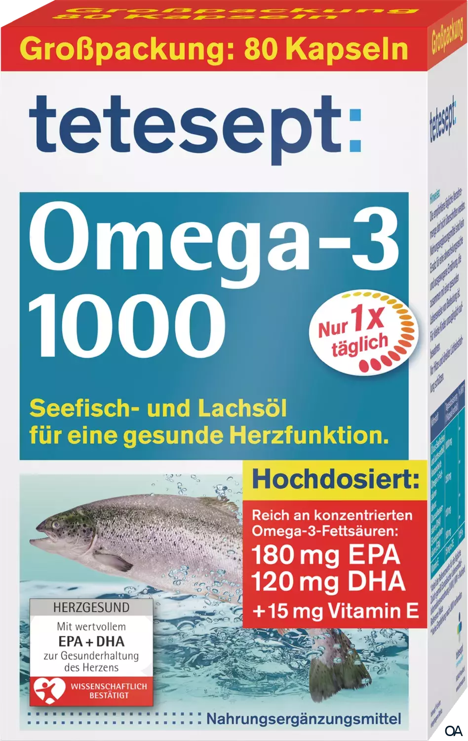 tetesept Omega-3 1000 Kapseln