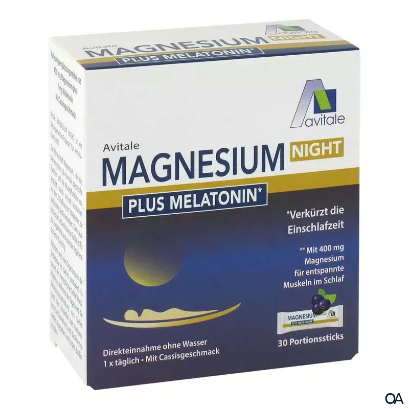 Avitale Magnesium Night plus Melatonin Sticks