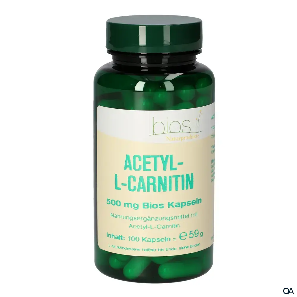 Bios Acetyl-L-Carnitin 500 mg Kapseln Bios Acetyl-L-Carnitin 500 mg Kapseln