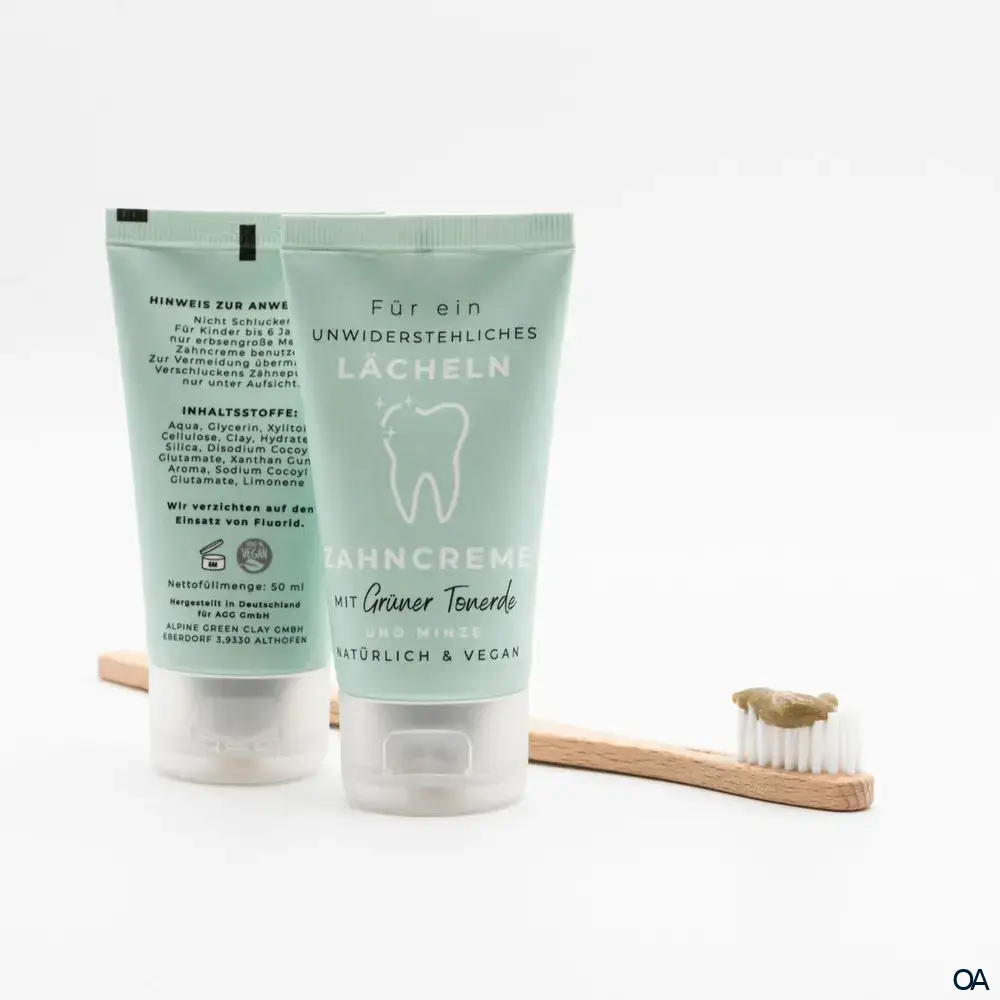 Alpine Green Clay Zahncreme mit Heilerde