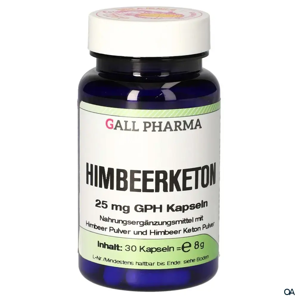 Gall Pharma Himbeerketon 25 mg Kapseln