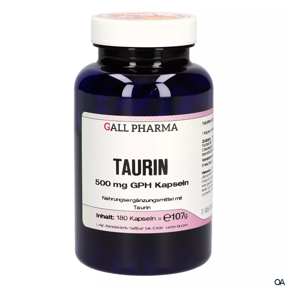 Gall Pharma Taurin 500 mg Kapseln