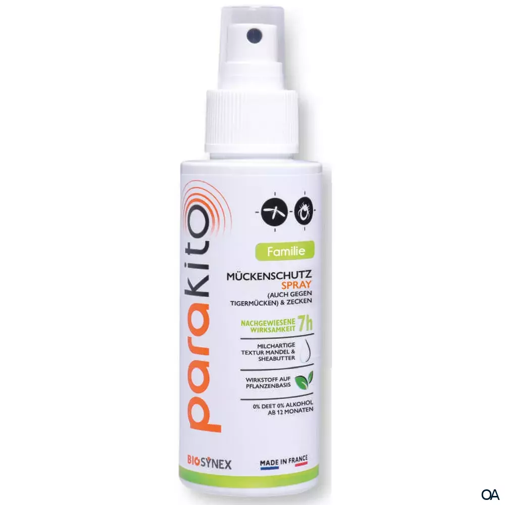 parakito Mückenschutz Spray Familie