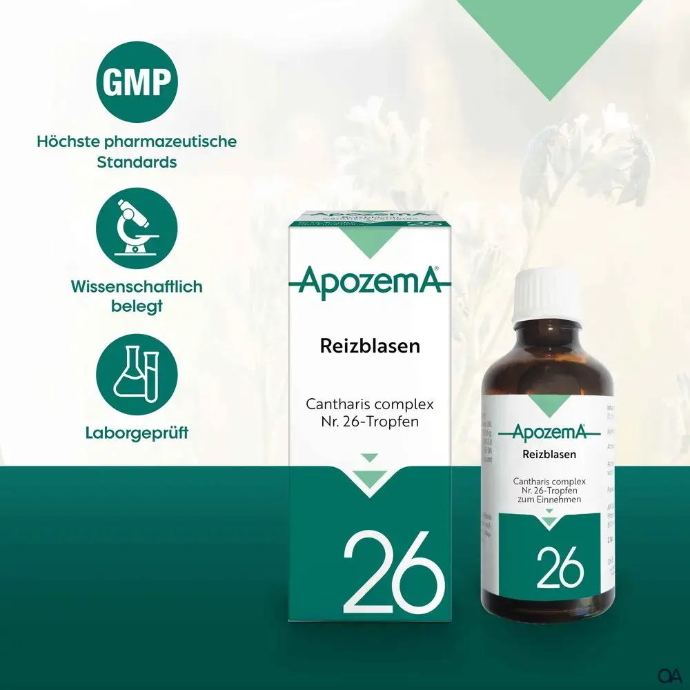 Apozema® Reizblasen Cantharis complex Nr. 26 Tropfen zum Einnehmen