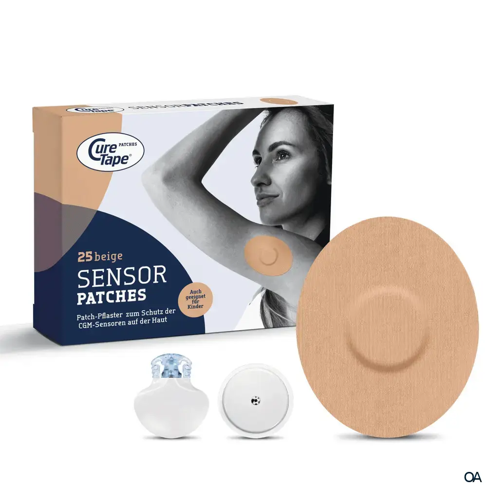 CureTape® Sensor Patches Beige, 74 x 89 mm CureTape® Sensor Patches Beige, 74 x 89 mm