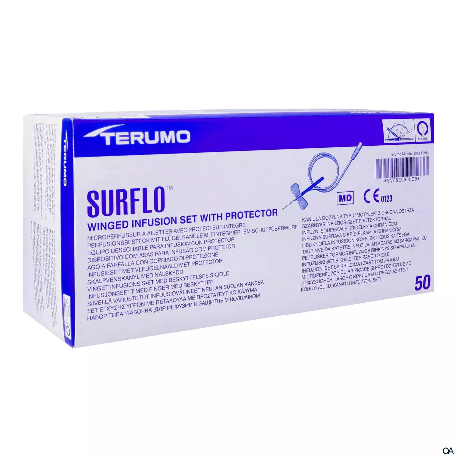 TERUMO Surshield® Surflo® Sicherheits-Perfusionsbesteck 0,8 x 19 mm, 21G TERUMO Surshield® Surflo® Sicherheits-Perfusionsbesteck 0,8 x 19 mm, 21G