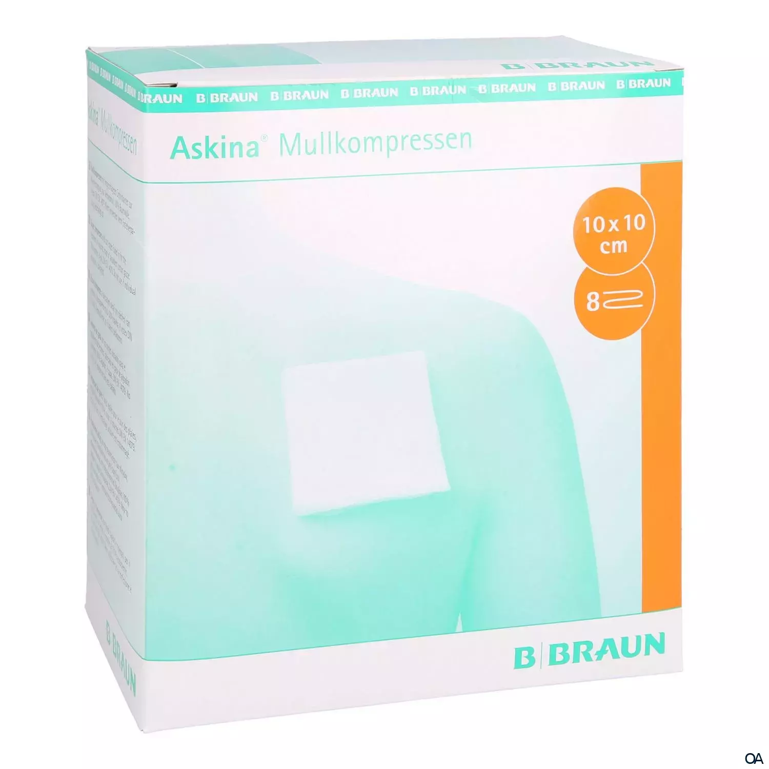 Askina® Mullkompressen steril, 8-fach, 10 x 10 cm