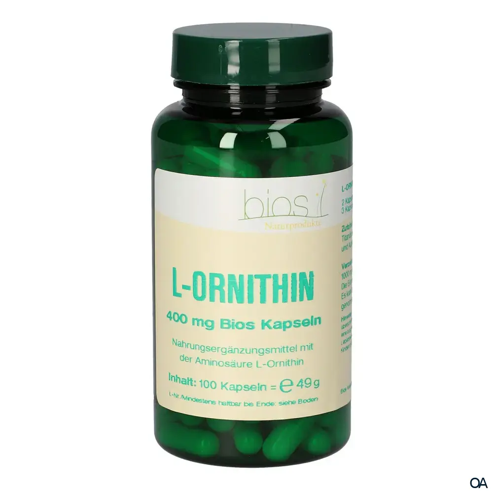 Bios L-Ornithin 400 mg Kapseln Bios L-Ornithin 400 mg Kapseln