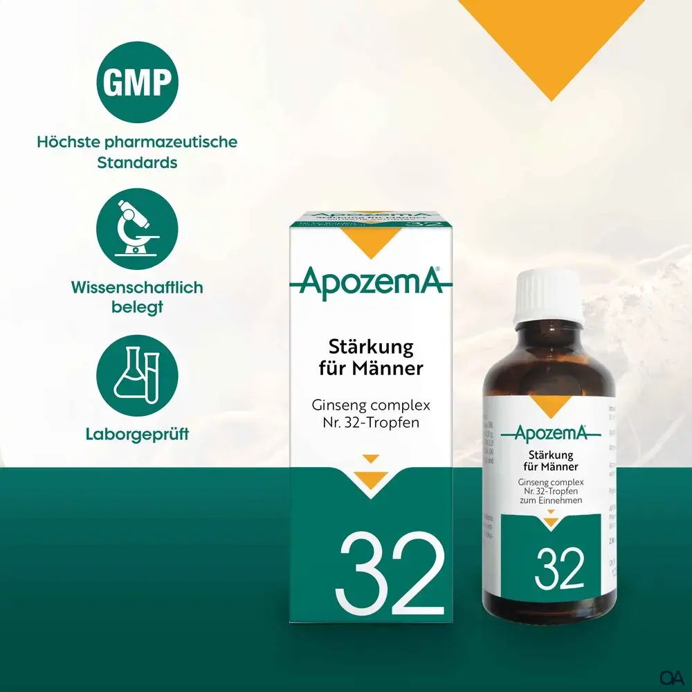 Apozema® Stärkung für Männer Ginseng complex Nr. 32 Tropfen zum Einnehmen