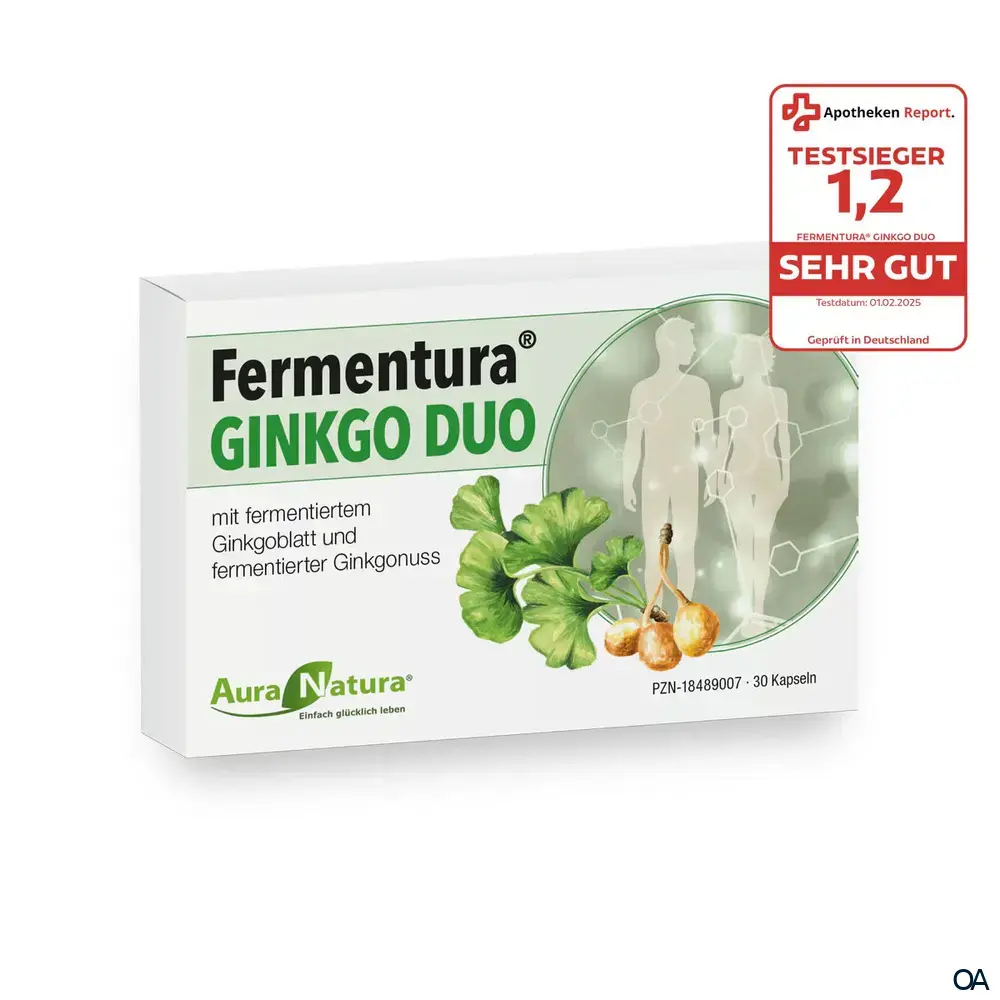 AuraNatura® Fermentura® Ginkgo Duo Kapseln AuraNatura® Fermentura® Ginkgo Duo Kapseln