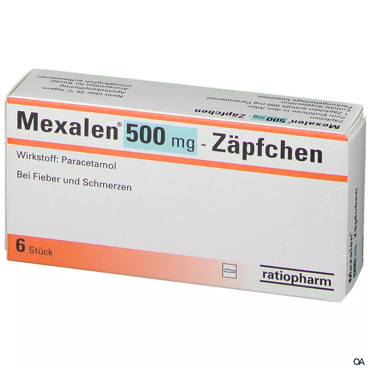 Mexalen® 500 mg Zäpfchen Mexalen® 500 mg Zäpfchen
