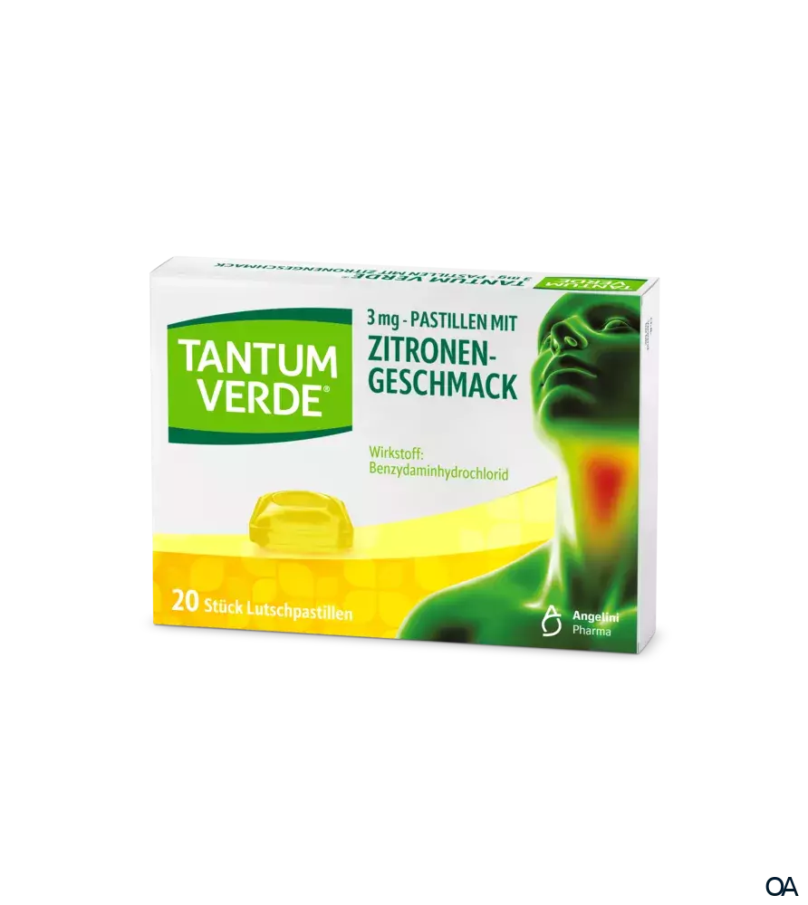 Tantum Verde® 3 mg – Pastillen mit Zitronengeschmack