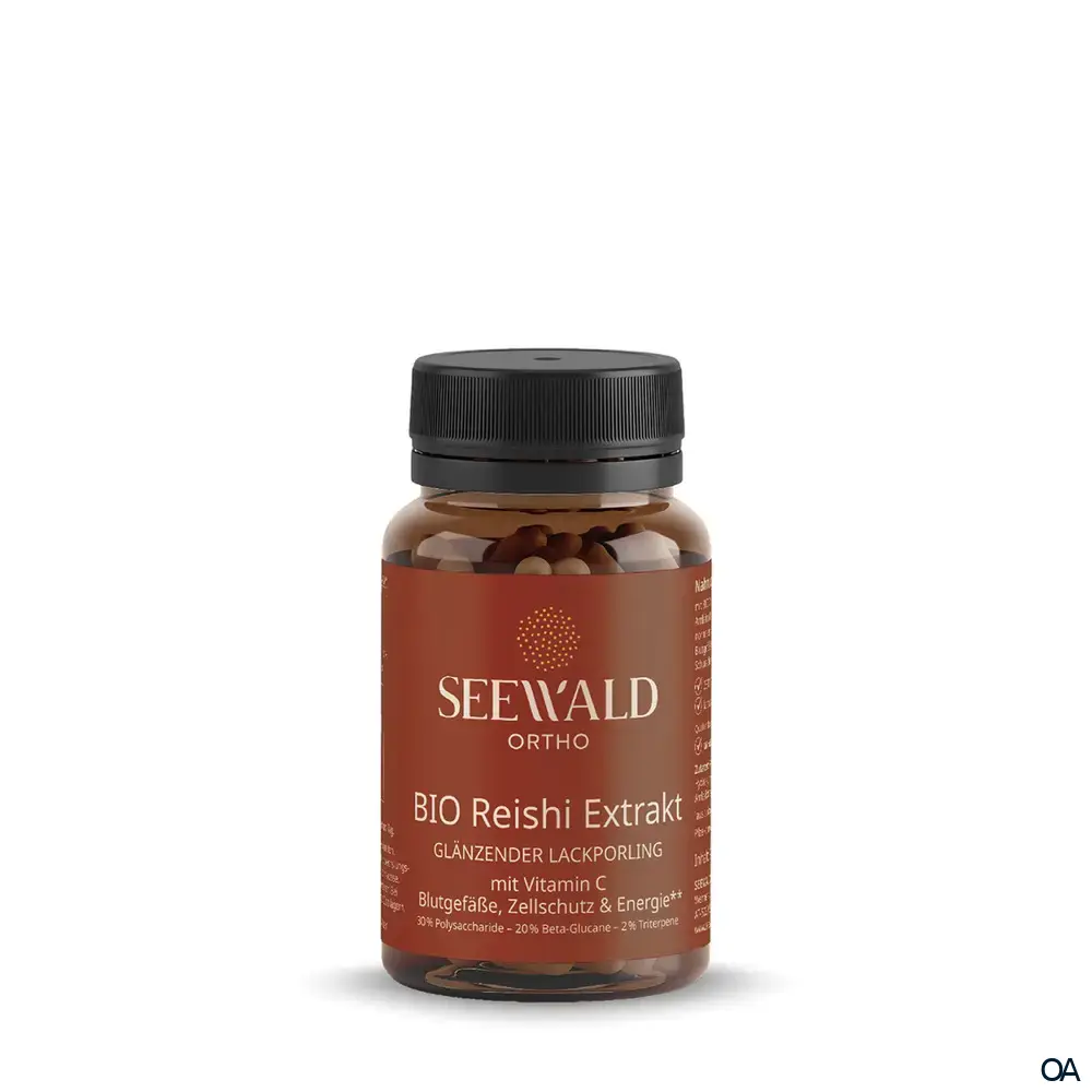 Seewald Ortho BIO Reishi Extrakt GLÄNZENDER LACKPORLING Kapseln