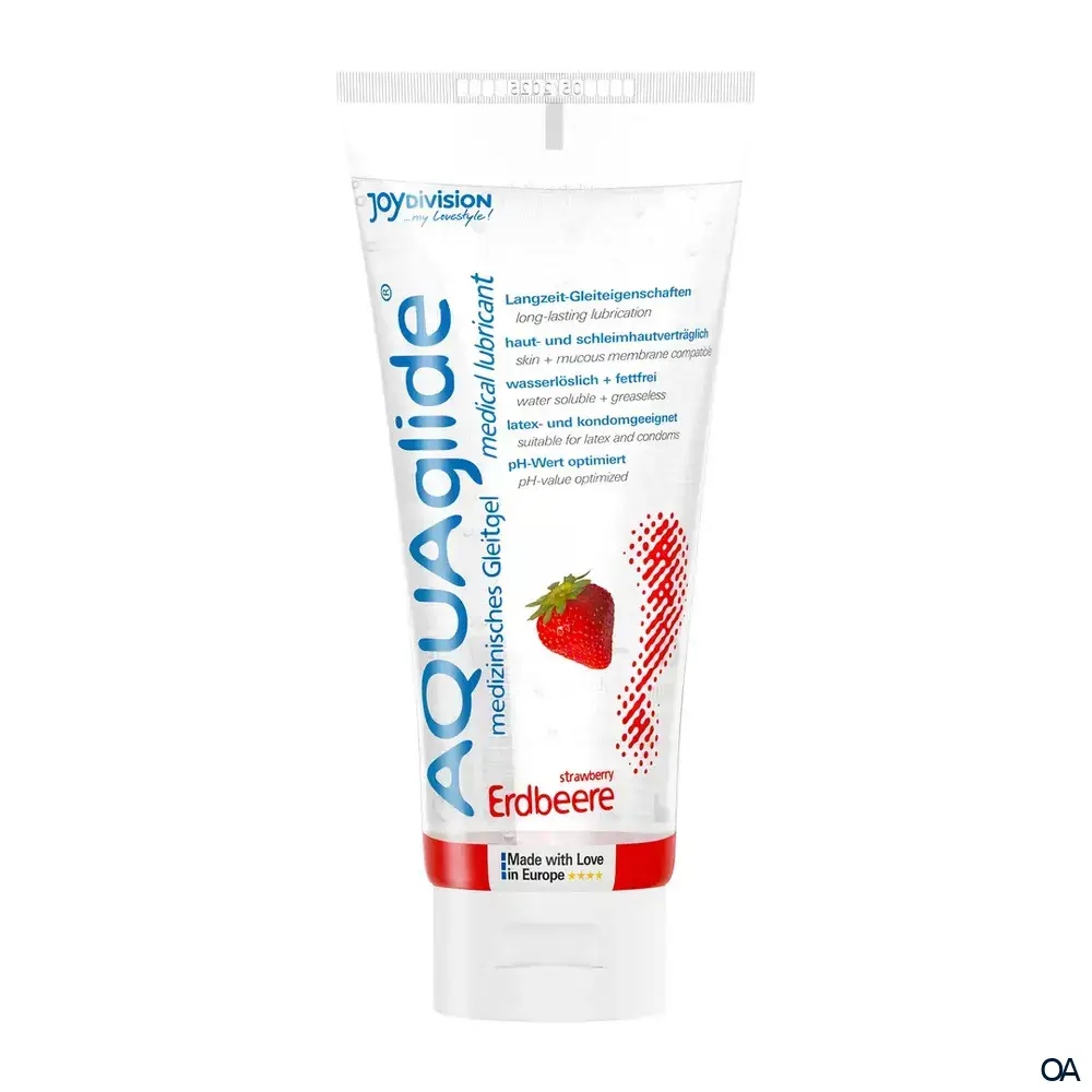 JOYDivision AQUAglide® Erdbeere wasserbasiertes Gleitgel