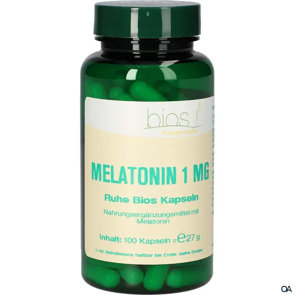 Bios Melatonin Ruhe 1,0 mg Kapseln