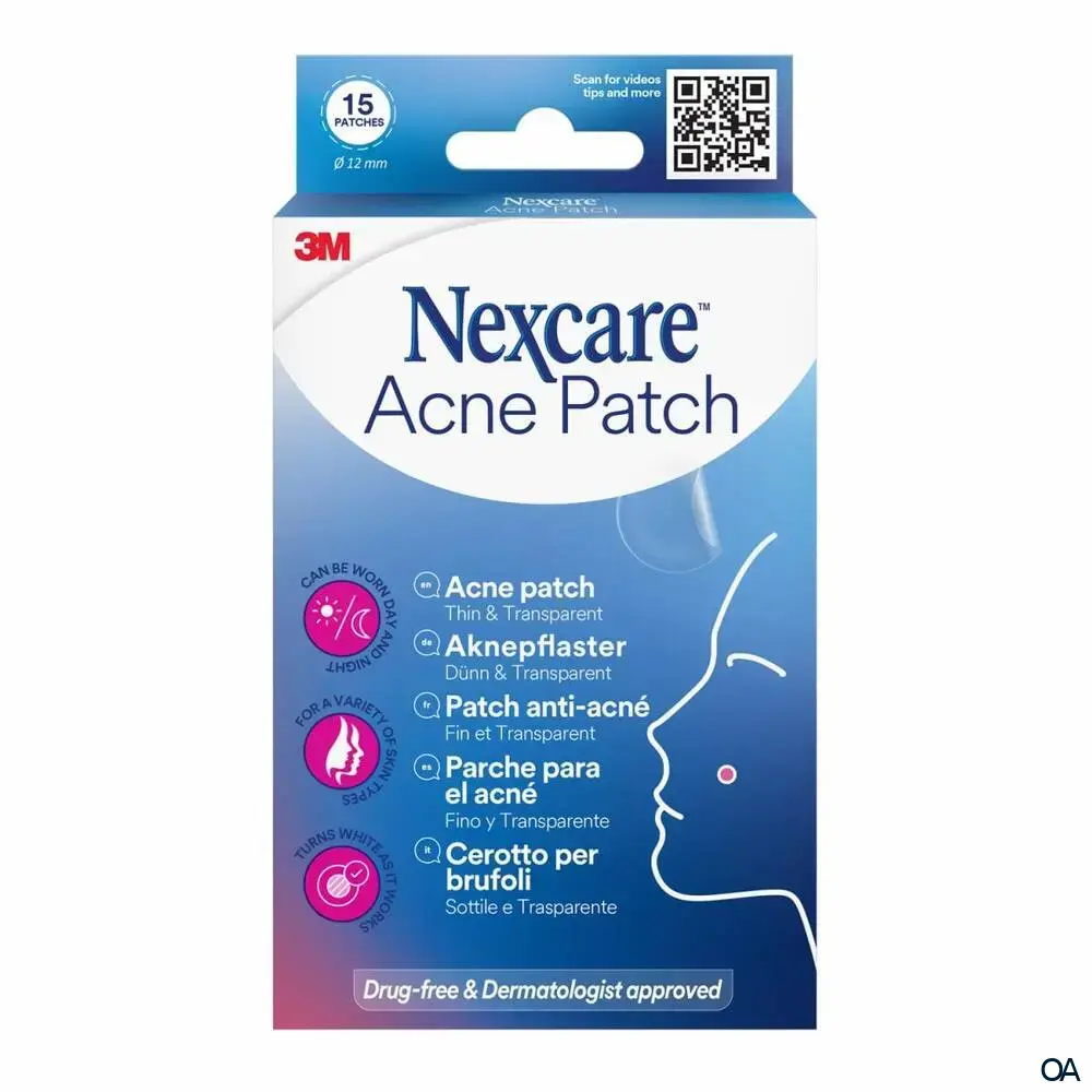 3M™ Nexcare™ Dünnes und Transparentes Akne-Pflaster