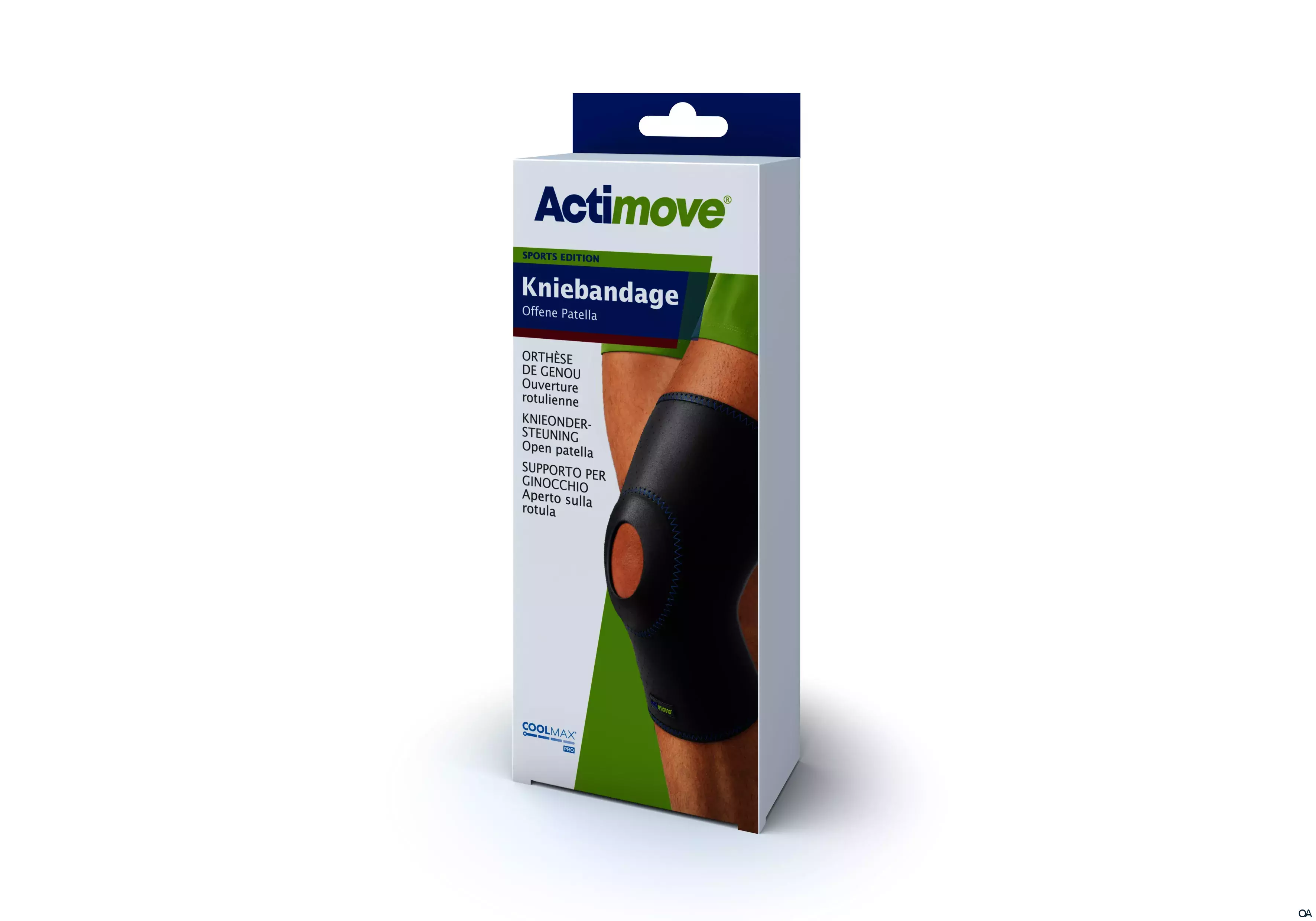 Actimove® Sport Edition Kniebandage Offene Patella Größe L