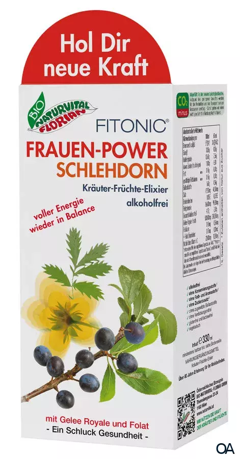 Bio Naturvital Florian Fitonic Frauen-Power Rotklee Bio-Kräuter-Früchte-Elixier Bio Naturvital Florian Fitonic Frauen-Power Rotklee Bio-Kräuter-Früchte-Elixier