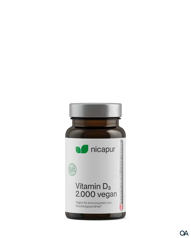 NICApur Vitamin D3 2000 vegan Kapseln