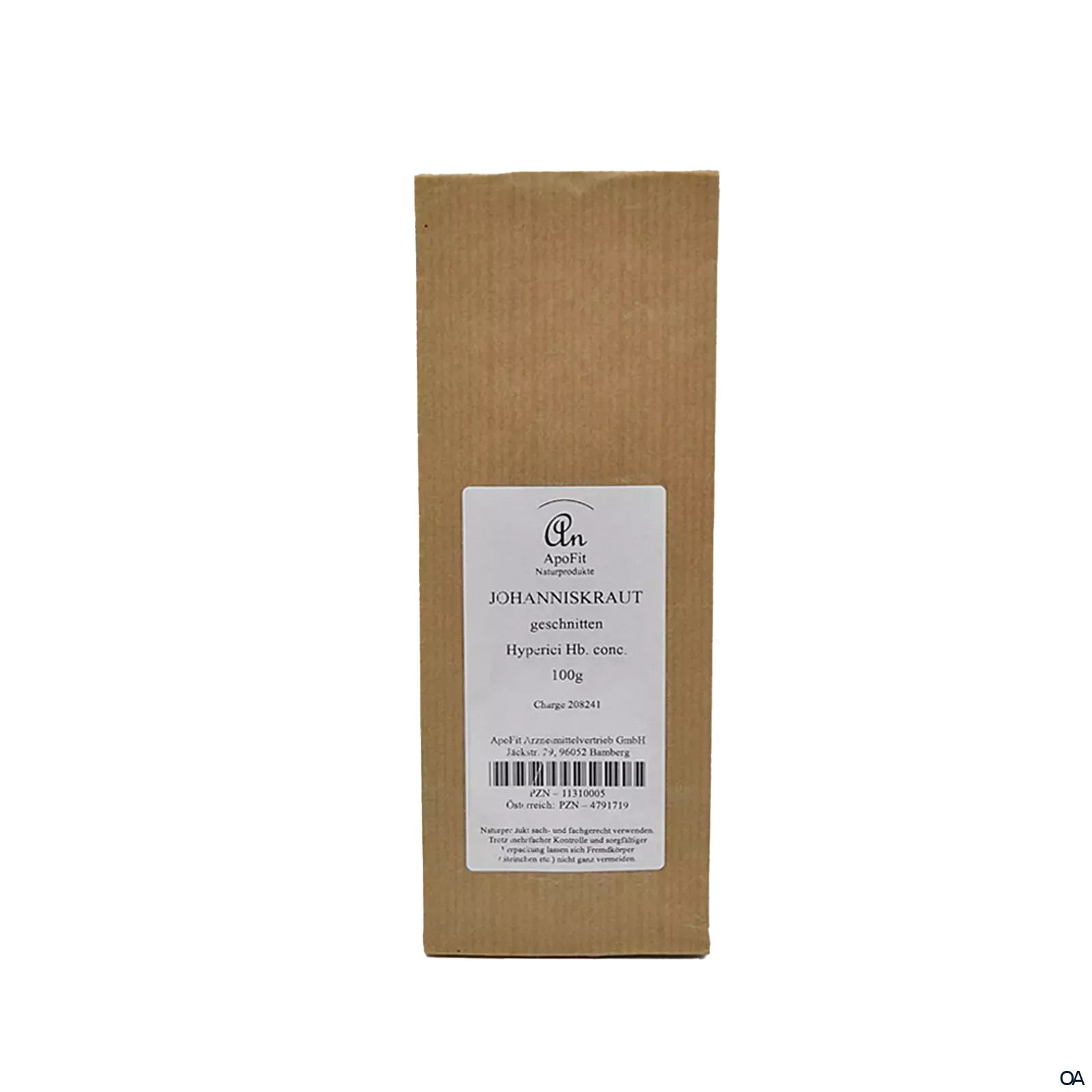 ApoFit Johanniskraut geschnitten